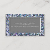 Carte De Visite Parties scintillant professionnelle moderne, Éperv (Dos)