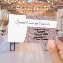 Parties scintillant professionnelle rose Faux avan