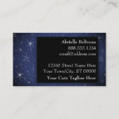 Carte De Visite Parties scintillant professionnelle substitut Ense (Dos)