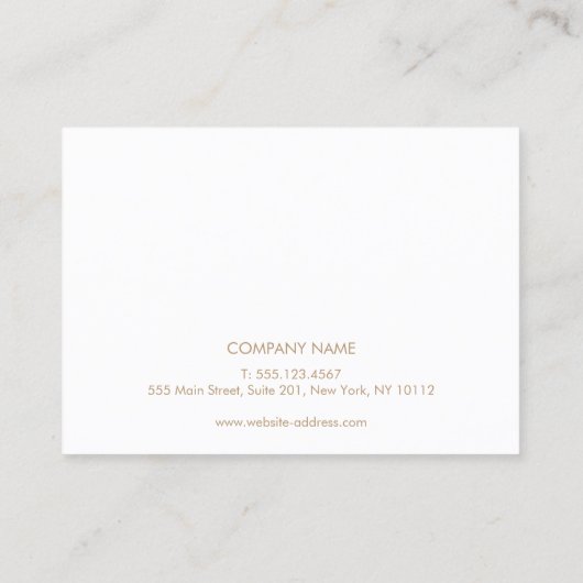 Carte De Visite Parties scintillant rose après soins pour Lash Ext (Dos)