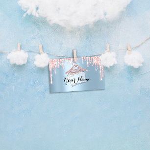 Carte De Visite Parties scintillant rose bleue Closet penderie cin