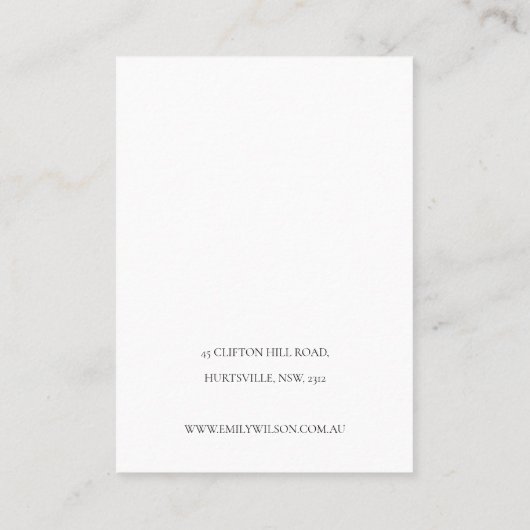 Carte De Visite Parties scintillant rose brillant, brillant, coule (Dos)