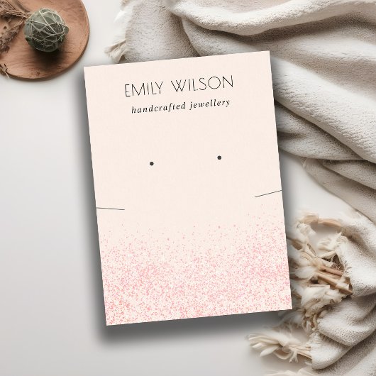 Carte De Visite Parties scintillant rose brillant, brillant, coule