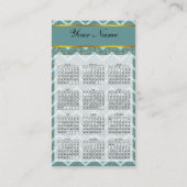 Carte De Visite Parties scintillant turquoise (Dos)