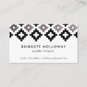 Carte De Visite Parties scintillantes modernes d'argent de Faux de (Devant)