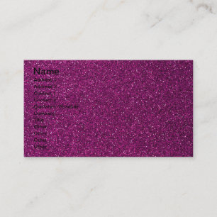 Carte De Visite Parties scintillantes roses