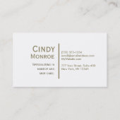 Carte De Visite Parties scintillantes rouges de rose de velours (Dos)