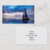 Carte De Visite Partons naviguer (Devant / Derrière)