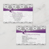 Carte De Visite Party & Wedding Planning and Coordination (Devant / Derrière)