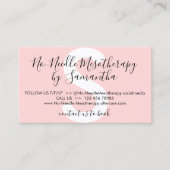 Carte De Visite Pas de mésothérapie de l'aiguille (Devant)