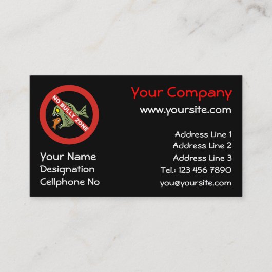 Carte De Visite Pas de zone brute (Devant)