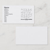 Carte De Visite Pas tous sont essentiels (vingt acides aminés) (Devant / Derrière)