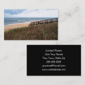 Carte De Visite Passage couvert de plage de Flagler (Devant / Derrière)