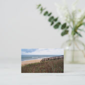 Carte De Visite Passage couvert de plage de Flagler (Debout devant)