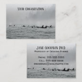 Carte De Visite Passage des baleines (Devant / Derrière)