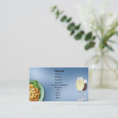 Carte de visite passé et vin (Debout devant)