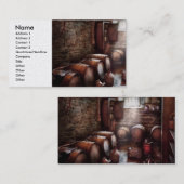 Carte De Visite Passe-temps - vin - la cave (Devant / Derrière)