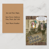 Carte De Visite Passer une bicyclette (Devant / Derrière)