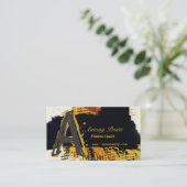 Carte De Visite Passion Abstraite d'aquarelle Gras (Debout devant)