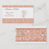 Carte De Visite Passion de Paisley (Devant / Derrière)