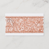 Carte De Visite Passion de Paisley (Dos)