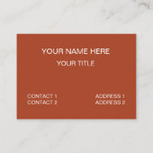 Carte De Visite Pasta Makes Me Better Funny Pasta Restaurant (Dos)