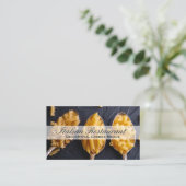 Carte De Visite Pastas sur cuillères (Debout devant)