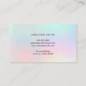 Carte De Visite pastel (Dos)