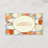 Carte De Visite Pastel Abstrait moderne (Dos)