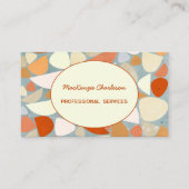 Carte De Visite Pastel Abstrait moderne (Devant)