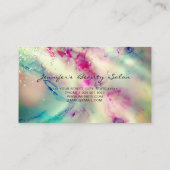 Carte De Visite Pastel Alcohol Enk Holographic Parties scintillant (Dos)