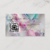 Carte De Visite Pastel Alcohol Enk Holographic Parties scintillant (Dos)