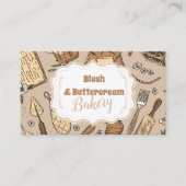 Carte De Visite Pastel Bakery Branding (Devant)