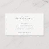 Carte De Visite Pastel Blush Rose Gold Agate Marbre Texture Logo (Dos)