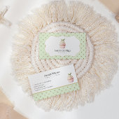 Carte De Visite Pastel Cupcake Sweet Traitements Boulangerie Aquar