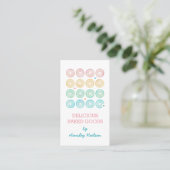 Carte De Visite Pastel Donuts | Boulangerie (Debout devant)