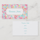 Carte de visite Pastel Dots (Devant / Derrière)