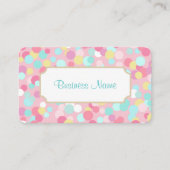 Carte de visite Pastel Dots (Devant)
