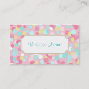 Carte de visite Pastel Dots