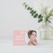 Carte de visite Pastel Glitter Pageant (Debout devant)