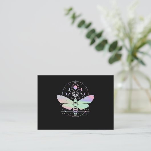 Carte De Visite Pastel Goth Cute (Debout devant)