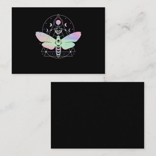 Carte De Visite Pastel Goth Cute (Devant / Derrière)