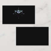 Carte De Visite Pastel Goth Moon Crescent de cuisine (Devant / Derrière)
