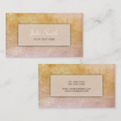 Carte de visite Pastel Grunge (Devant / Derrière)