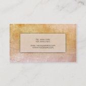Carte de visite Pastel Grunge (Dos)