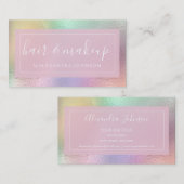 Carte De Visite Pastel Iriascendance Foil (Devant / Derrière)