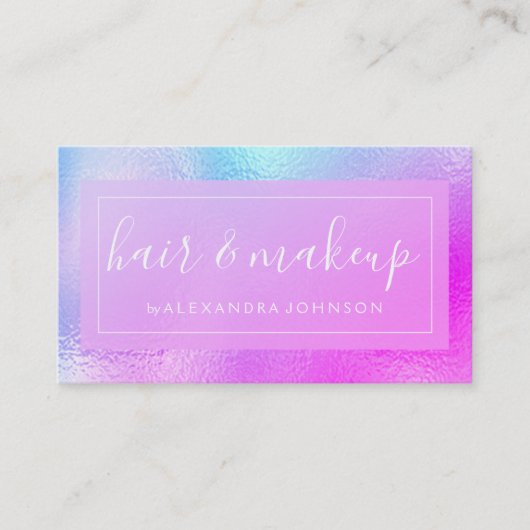 Carte De Visite Pastel Iriascendance Foil (Devant)