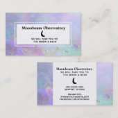 Carte De Visite *~* Pastel Lune lunaire (Devant / Derrière)