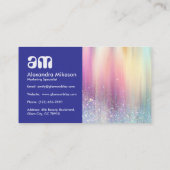 Carte De Visite Pastel Luxe Gradient Design (Dos)