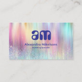 Carte De Visite Pastel Luxe Gradient Design (Devant)